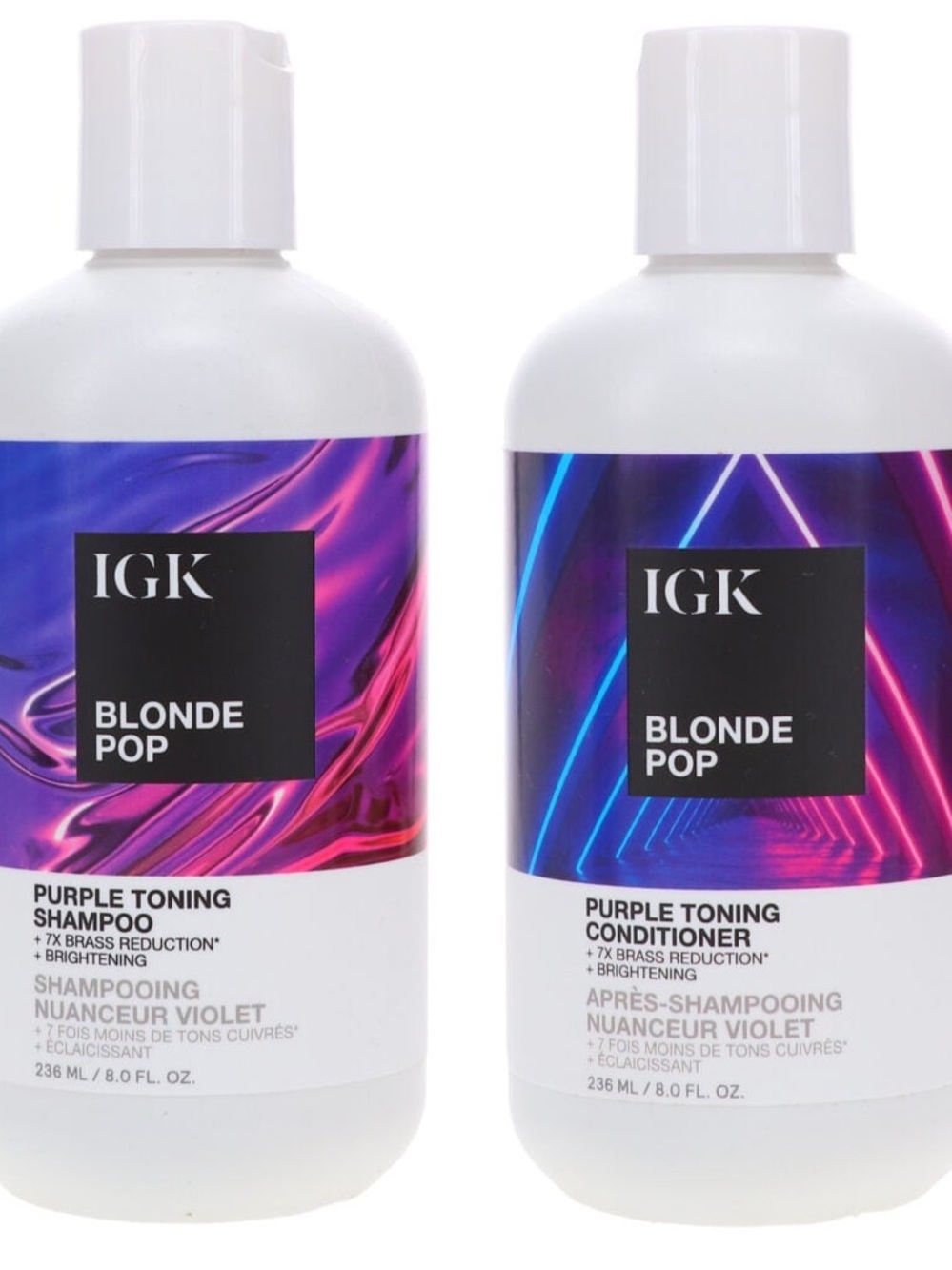 IGK Blonde Pop Shampoo & Conditioner Set NWT